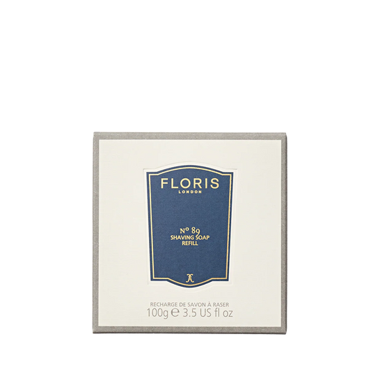 Floris London No. 89 Shaving Soap Refill 100g - Triple-Milled Luxury Tallow-Free Soap