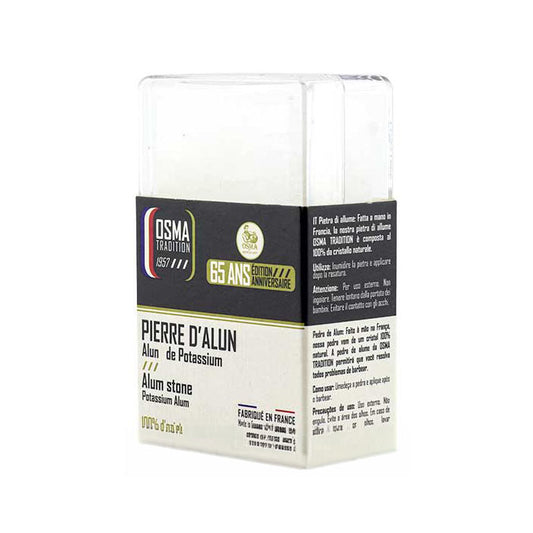 Osma Tradition Alum Stone – The Ultimate Natural Post-Shave Treatment 100g