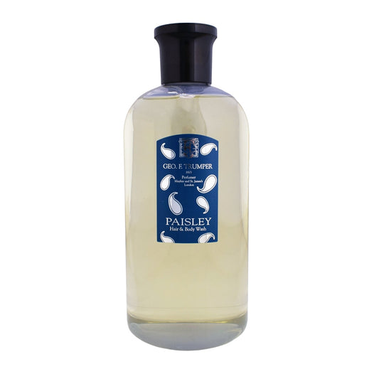 Geo. F. Trumper Paisley Hair & Body Wash - Modern Aromatic Dual-Action Cleanser 500ml
