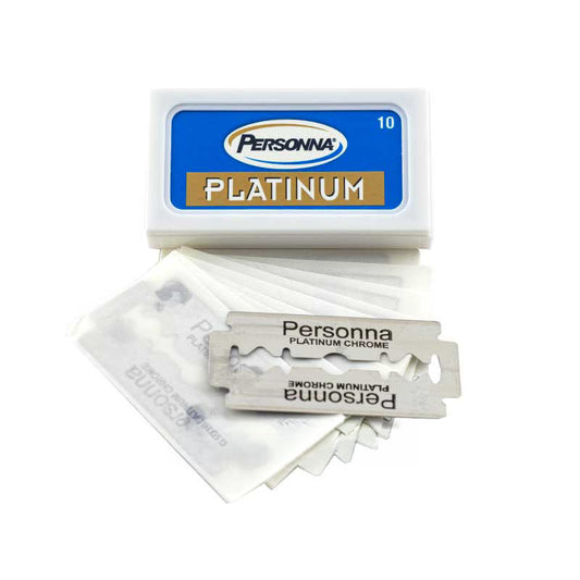 Personna Platinum Double Edge Razor Blades 10pcs – The Professional Smoothness Standard