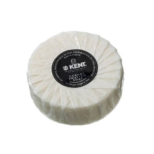 Kent Brushes SB2 Luxury Shaving Soap Refill with Lanolin & Shea Butter 120g