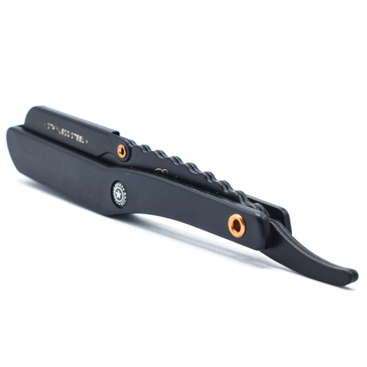 Parker SRBBA Shavette Straight Razor – Black Resin & Stainless Steel
