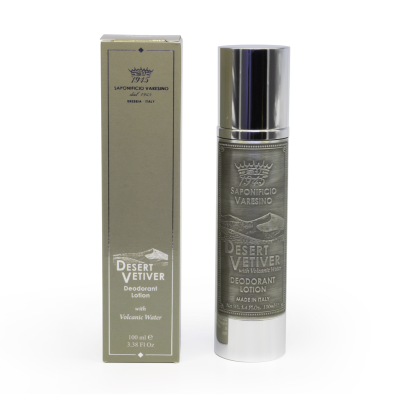 Saponificio Varesino Desert Vetiver Deodorant Lotion – Mineral Freshness 100ml