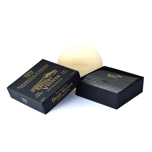 Saponificio Varesino Desert Vetiver Bath Soap – Mineral Rich Purity 150g
