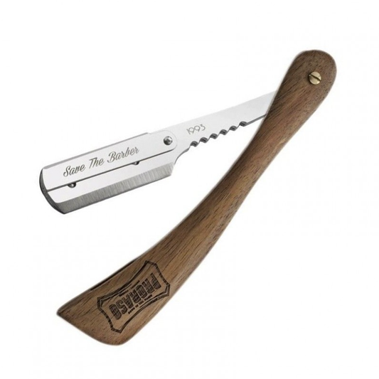Traditional Straight-Edge Shavette - Interchangeable Blade System - Italian Barber Precision