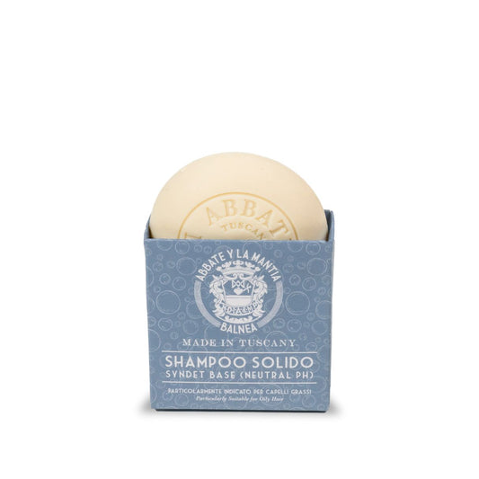 Abbate Y La Mantia Solid Shampoo for Oily Hair - Purifying Saffron & Green Clay 125g