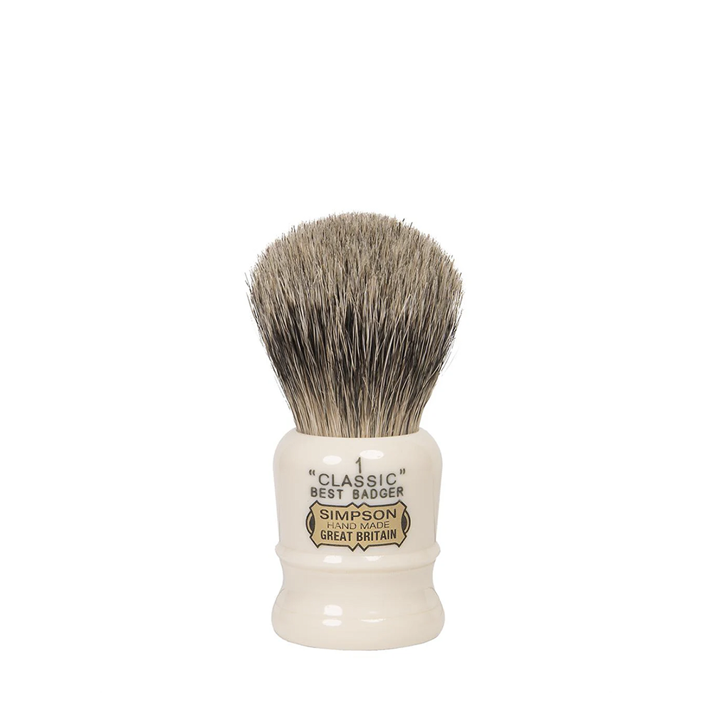 Simpsons Classic CL1 Best Badger Shaving Brush – The Precise Powerhouse