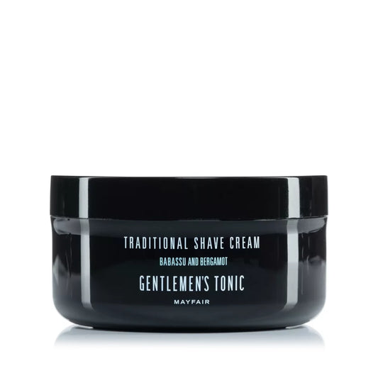 Gentlemen’s Tonic Traditional Shaving Cream 125g - Rich Lather & Protective Shave