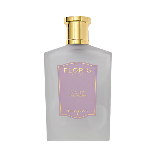 Floris London Violet Mouthwash 100ml - Concentrated Luxury Breath Freshener