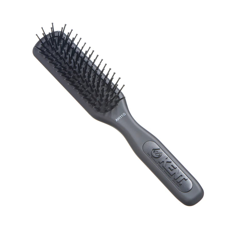 Kent Brushes AH11G AirHedz Narrow Cushion Brush - Fine Quills for Short/Medium Hair