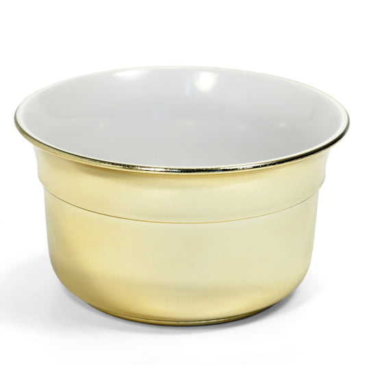 Omega Shaving Bowl Gold – Elegant Italian Design & Superior Lathering