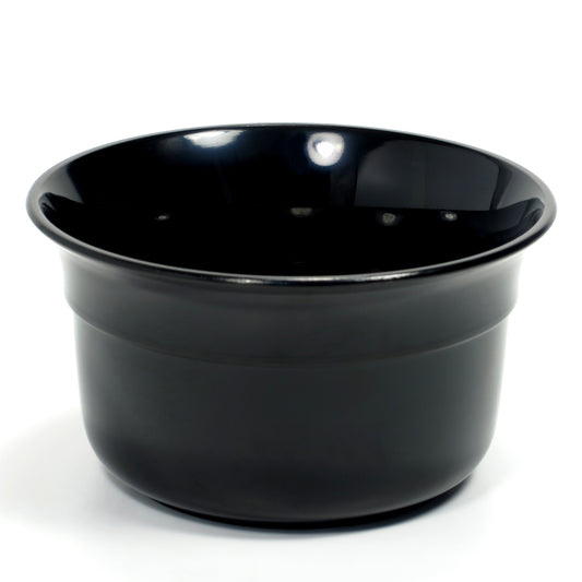 Omega Shaving Bowl Black – Professional Grip & High-Density Lather