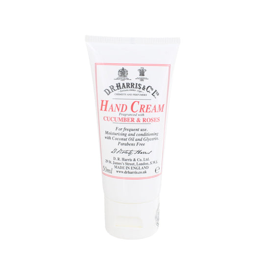 Dr Harris Cucumber and Roses Hand Cream - Moisturising and Non-Greasy Care 50ml