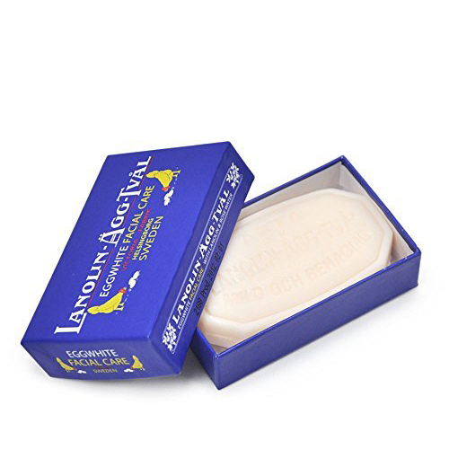 Victoria Lanolin-Ägg-Tvål – Swedish Egg White Facial & Body Soap 50g