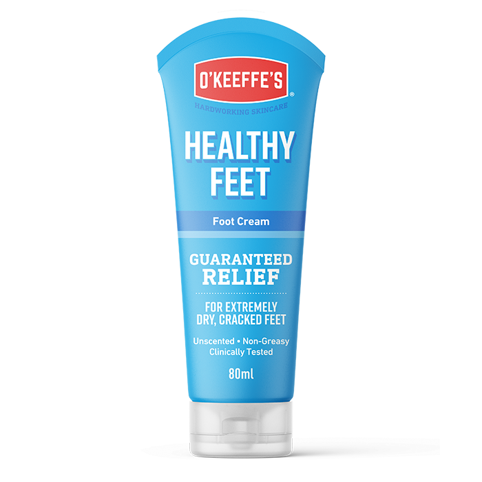 O’Keeffe’s Healthy Feet Foot Cream Tube – On-the-Go Relief for Cracked Heels 85g