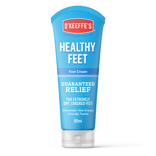 O’Keeffe’s Healthy Feet Foot Cream Tube – On-the-Go Relief for Cracked Heels 85g