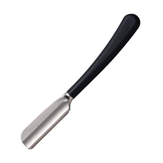 Feather Artist Club SS Japanese Style Razor - Black Non-Folding Professional Razor (ACS-NB)
