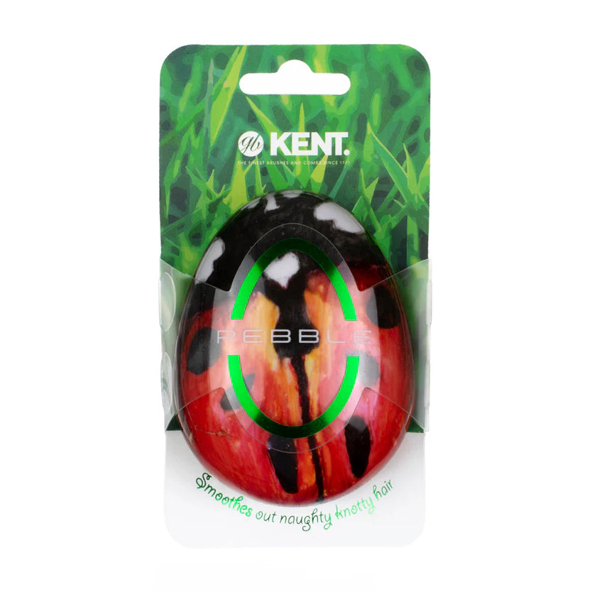 Kent Brushes Pebble Detangling Brush - Compact Travel Size 87mm