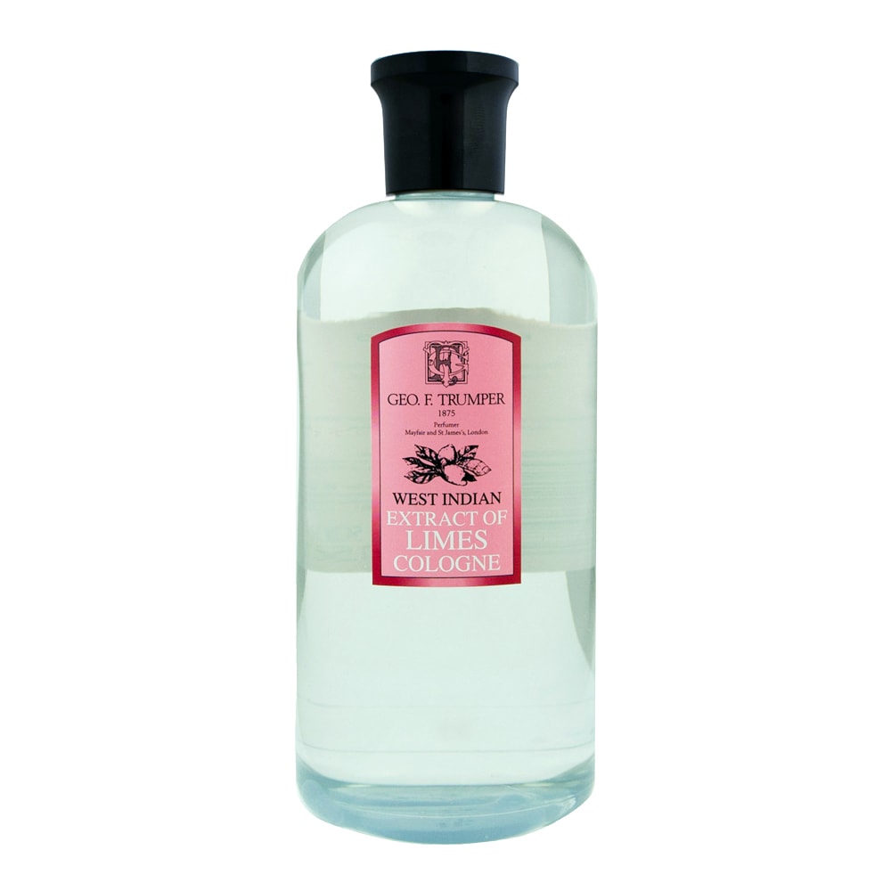 Geo. F. Trumper West Indian Extract of Limes Cologne - Barber Size Refill 500ml in plastic bottle