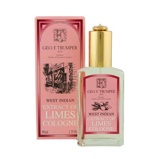 Geo. F. Trumper West Indian Extract of Limes Cologne - Iconic Zesty Fragrance 50ml