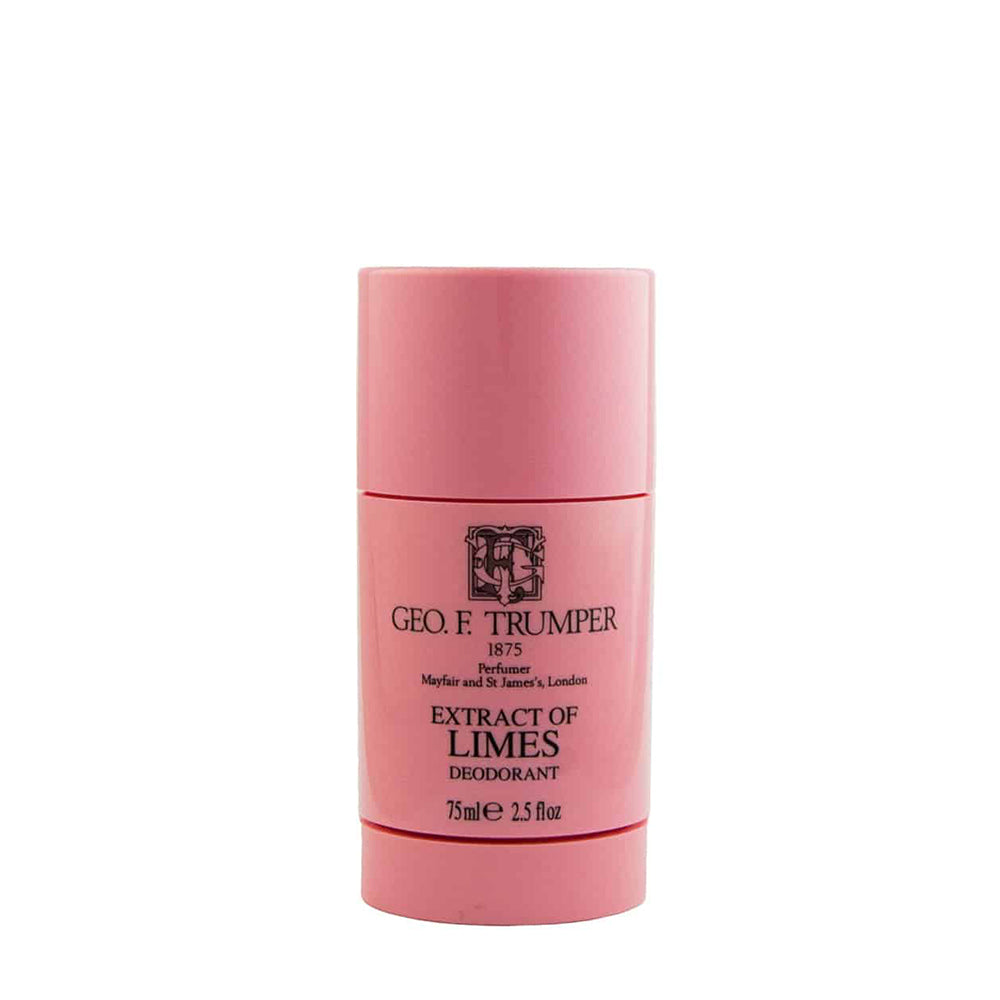 Geo. F. Trumper West Indian Extract of Limes Deodorant Stick - Alcohol & Triclosan Free 75ml