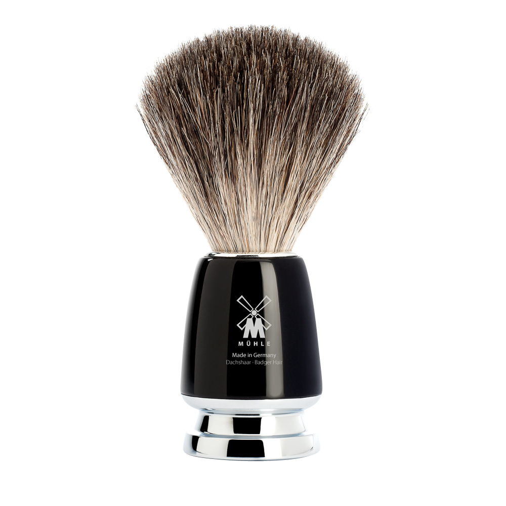 Muehle VIVO Shaving Brush - Pure Badger & Plum Wood (21mm)