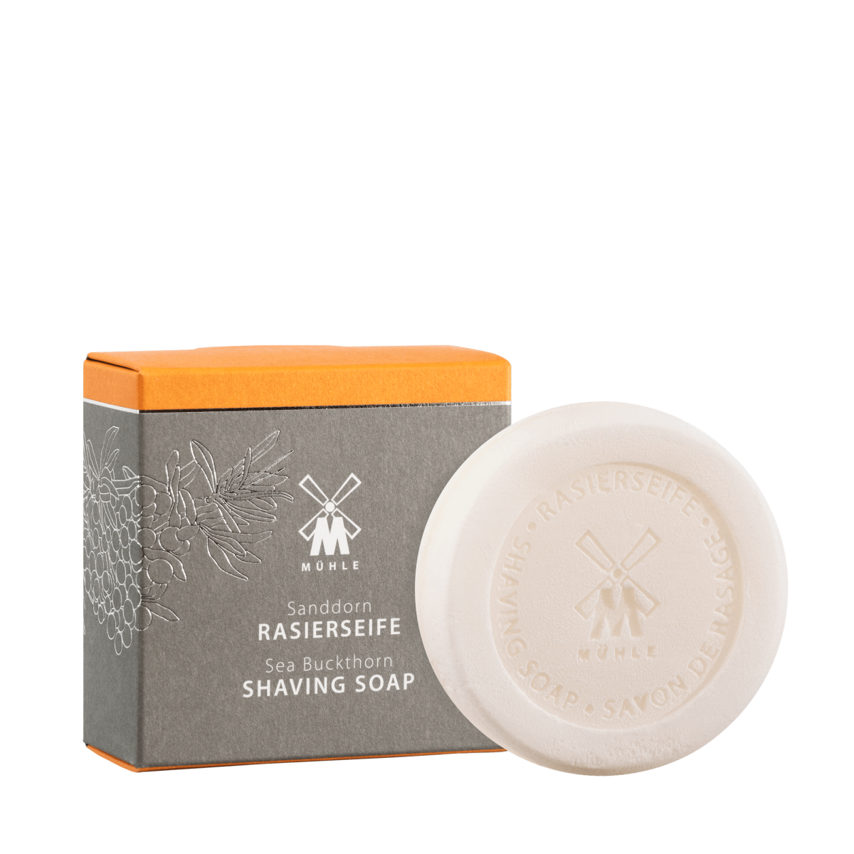 Muehle Sea Buckthorn Shaving Soap - Refill Puck 65g