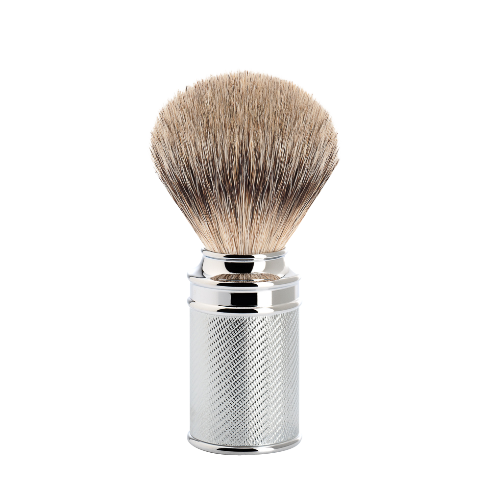 Muehle CLASSIC Shaving Brush - Silvertip Badger & Chrome (21mm)