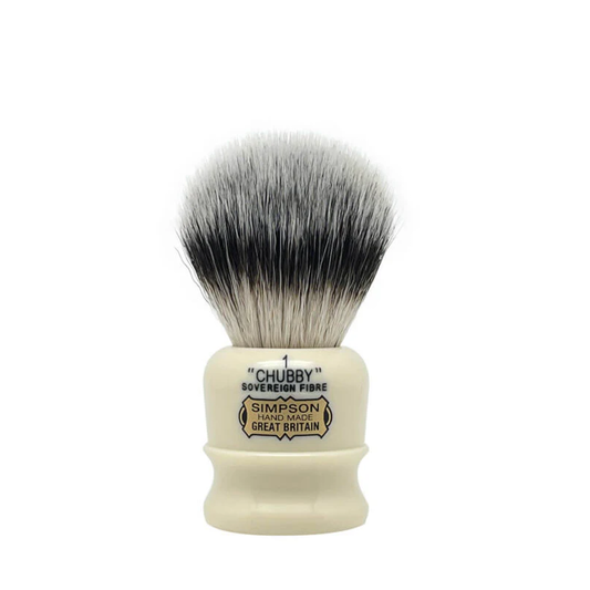 Simpsons Chubby CH1 Sovereign Synthetic Shaving Brush – The Dense Precisionist