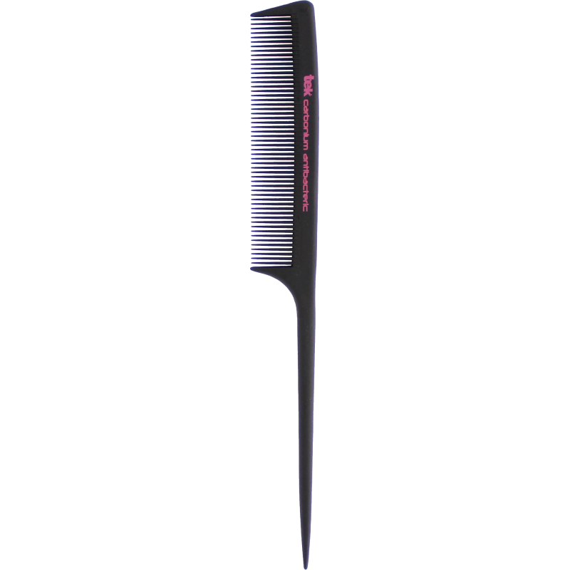 TEK 2350 Academic Cutting Comb Antibacterial Carbon Alloy with Ultra-Fine Teeth