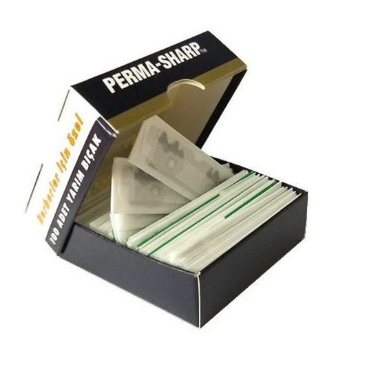 Perma Sharp Single Edge Razor Blades 100pcs – Professional Barber’s Choice
