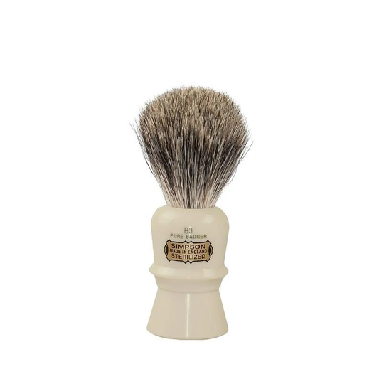 Simpsons Beaufort B3 Pure Badger Shaving Brush – The Traditionalist’s Precision