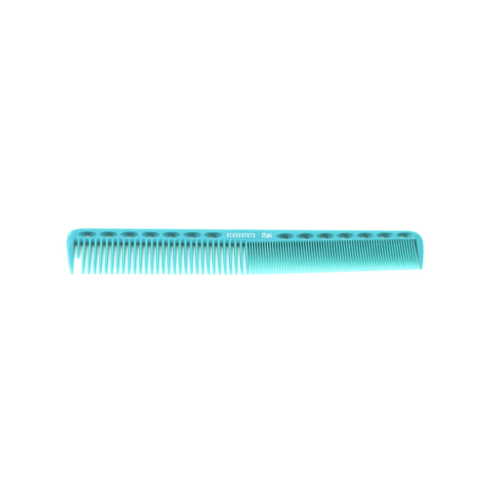 Beardburys Precision Cutting Comb #116 - Professional Nylon Barber Comb for Nape & Beard