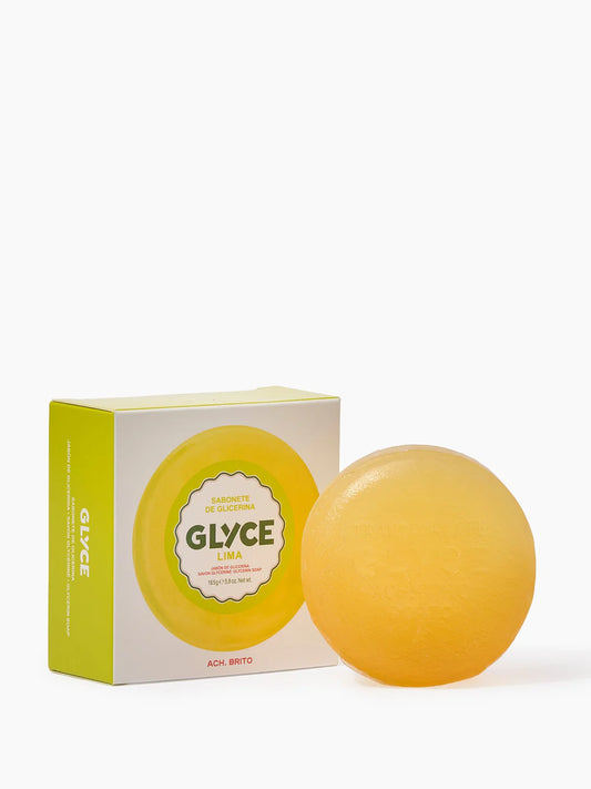 Ach Brito Glyce Lime Glycerine Soap - Refreshing Citrus & Coconut Oil 165g