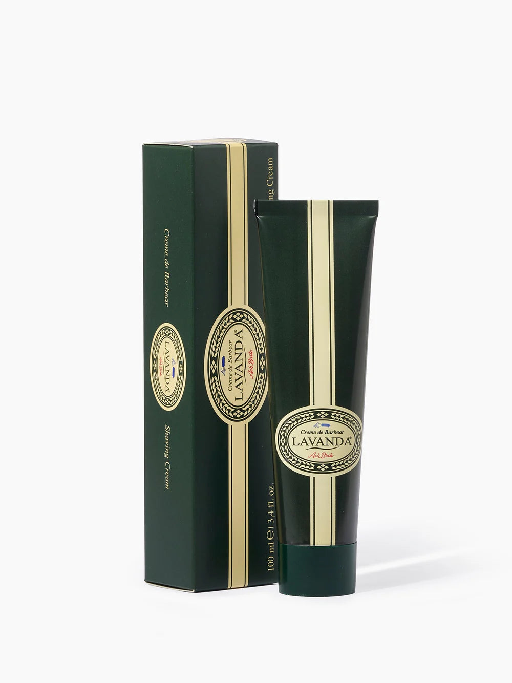 Ach Brito Lavanda Shaving Cream - Iconic Lavender Formula with Jojoba & Witch Hazel 100g