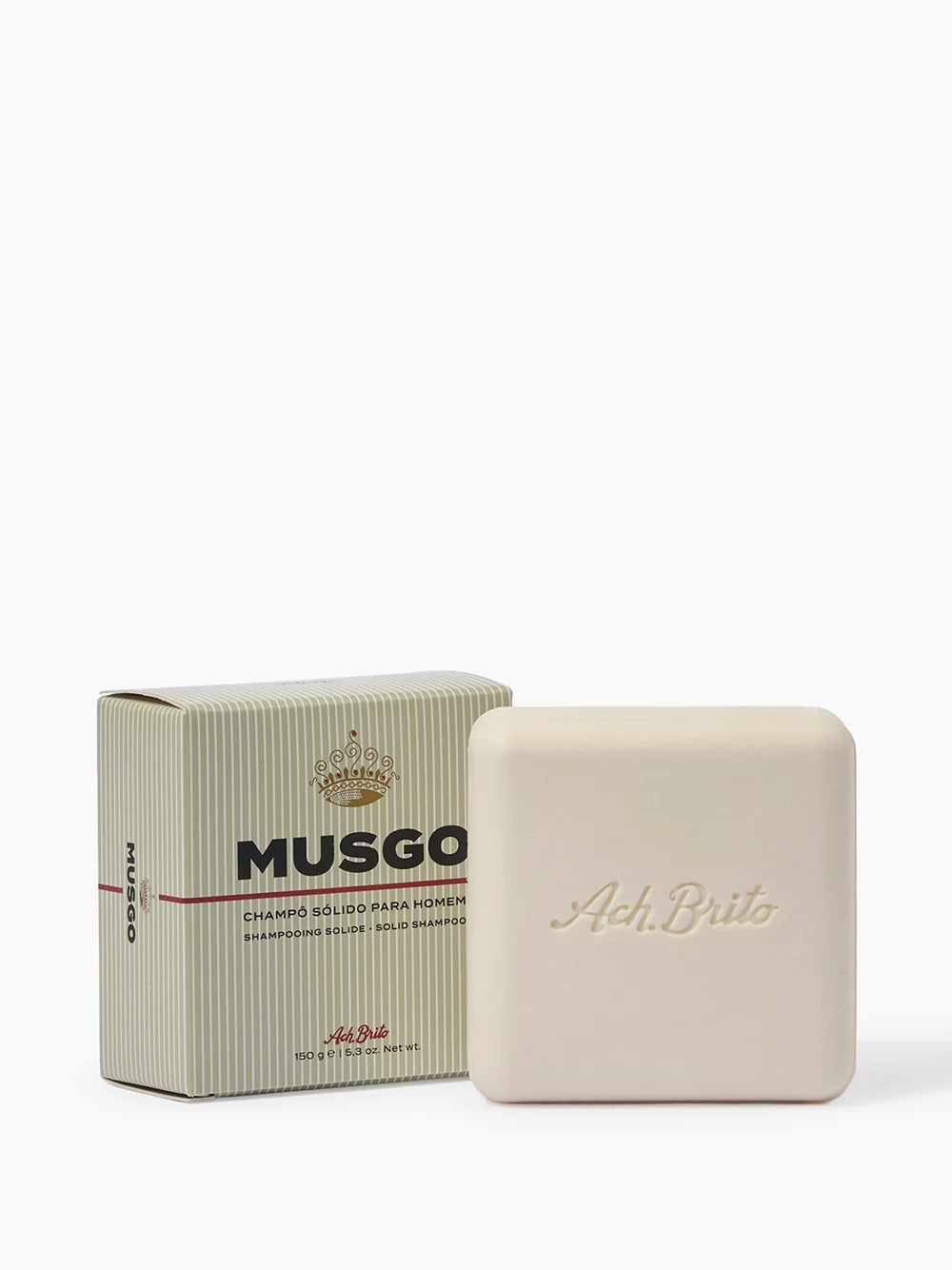 Ach Brito Musgo Solid Shampoo & Body Soap - Traditional Spicy Aroma 150g