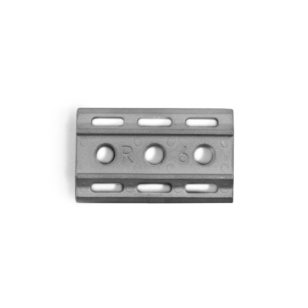 Rockwell Razors Base Plate 5/6 (Silver/White Chrome) – S-Series Compatibility