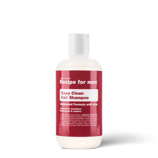 Recipe for men Deep Cleansing Shampoo – Pure Scalp & Revitalized Hair 250ml