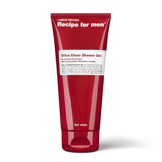 Recipe for men Ultra Clean Shower Gel – Refreshing Full-Body Detox 200ml