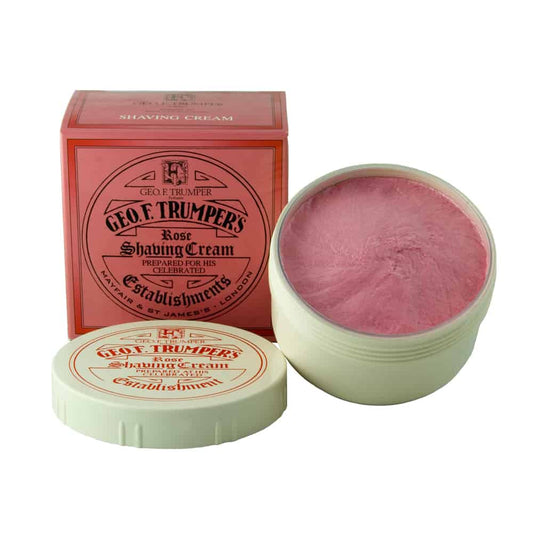 Geo. F. Trumper Rose Soft Shaving Cream Bowl - Sensitive Skin Glycerine Formula 200g