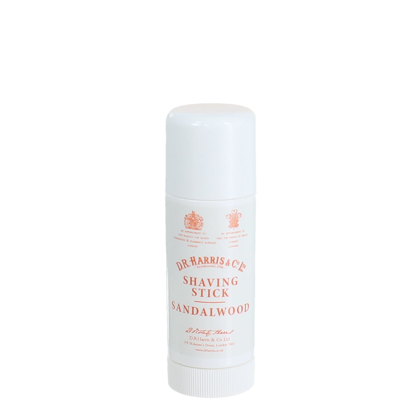 Dr Harris Sandalwood Shaving Stick - Exotic Spice Travel-Ready Soap 40g