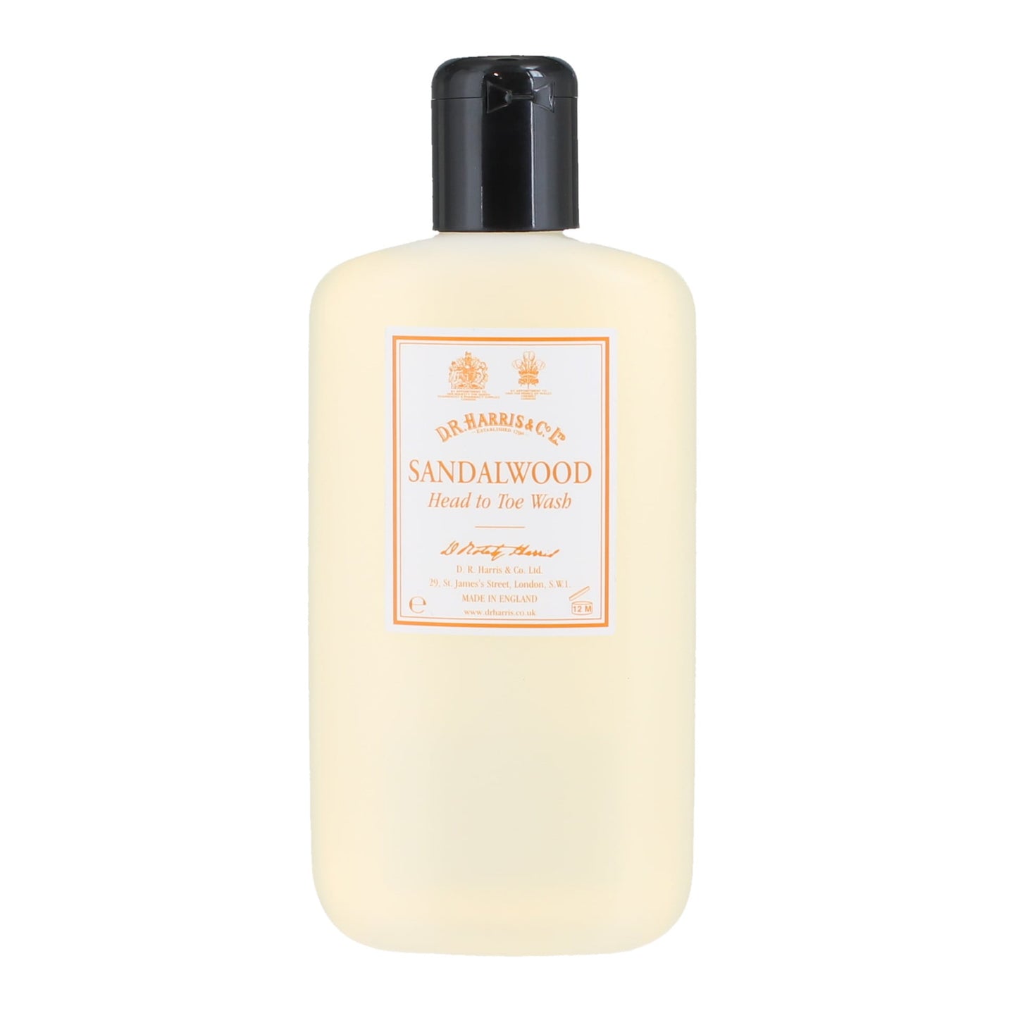 Dr Harris Sandalwood Head to Toe Wash - Rich Exotic Cleanser 600ml