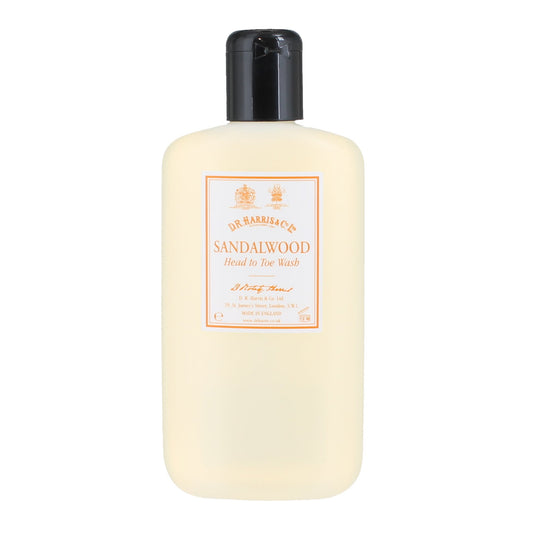 Dr Harris Sandalwood Head to Toe Wash - Rich Exotic Cleanser 600ml