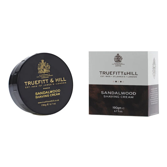 Truefitt & Hill Sandalwood Shaving Cream Bowl 190g