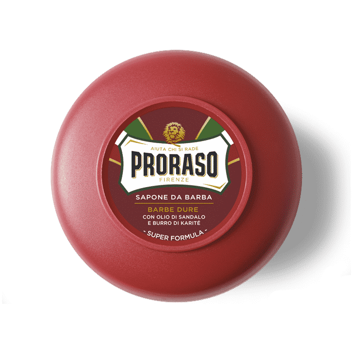 Proraso Red Line Shaving Soap – Sandalwood & Shea Butter 150ml