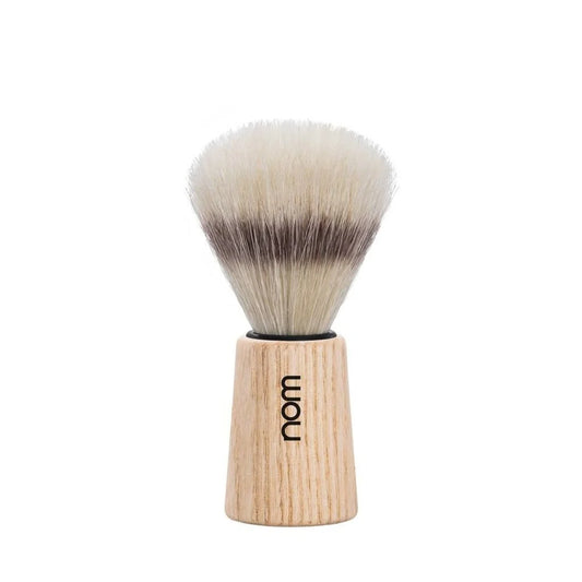 nom by Muehle THEO Shaving Brush - Pure Ash Handle & Boar Bristles (41 PA)