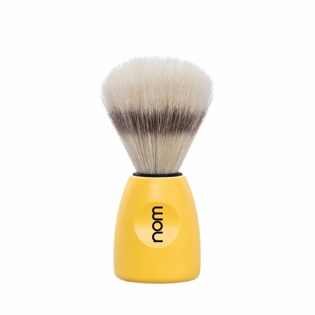 nom by Muehle LASSE Shaving Brush - Lemon Handle & Boar Bristles (41 LE)