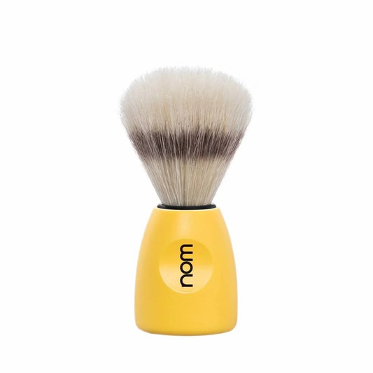 nom by Muehle LASSE Shaving Brush - Lemon Handle & Boar Bristles (41 LE)
