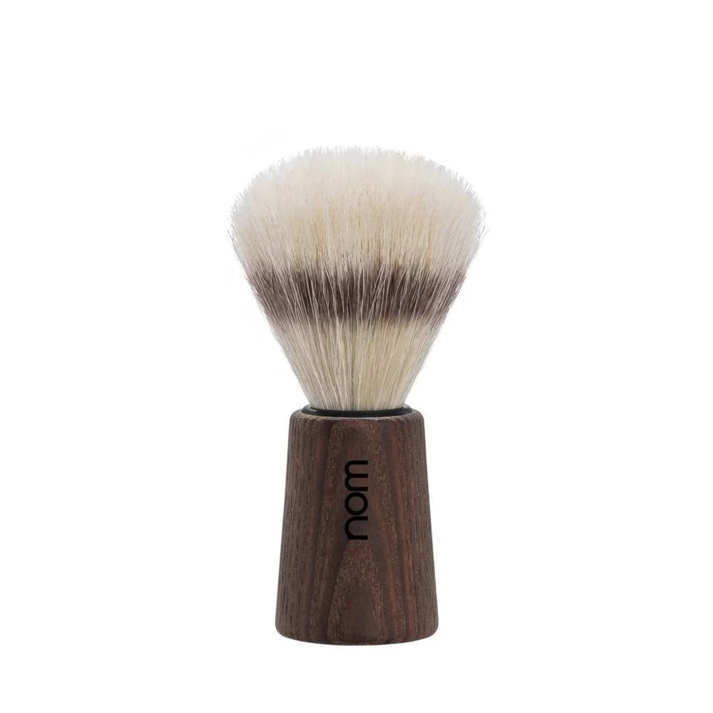 nom by Muehle THEO Shaving Brush - Dark Ash Handle & Boar Bristles (41 DA)
