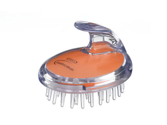 Kent Brushes Shampoo & Scalp Massage Brush - Vibrant Orange 85mm